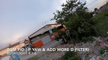 Test Betaflight 4.1.6 - 05 (ZGM PID TUNING)