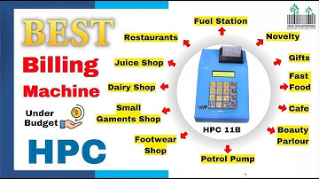 Billing Machine Cheapest Under Budget  HPC11B HPC Billing Machine Review #billingmachine How To Use