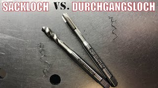 So spart ihr Geld beim Gewindebohrer! Sackloch vs. Durchgangsloch - ProHandling