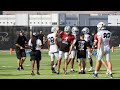 Campo de Entrenamiento Raiders - Primer día con hombreras