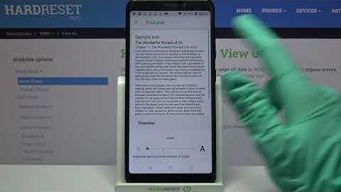 New Font Size – WIKO View Go and Display Functions