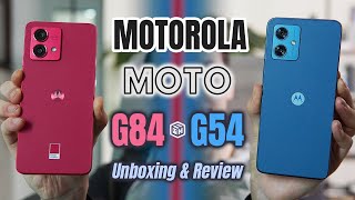 Vas a querer los DOS, Motorola Moto G84 & G54: Unboxing & Review !