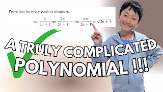 using DE MOIVRE'S and VIETA'S FORMULA to solve an EXTREMELY HARD POLYNOMIAL!!!