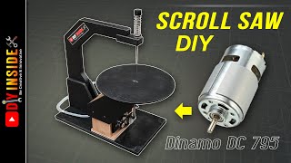cara membuat SCROLL SAW dari DINAMO DC 795 FULL VIDEO