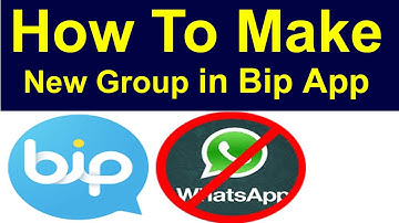 How to create group in bip app | how to make group on bip app