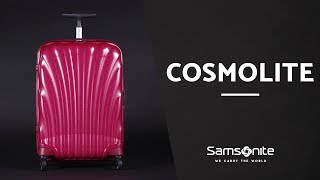 Sleek Yet Rugged Samsonite Black Label Cosmolite 3.0 Suitcase: Made with Curv™ Material