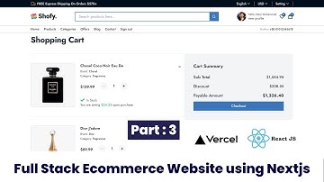 Creating Full Stack Ecommerce Website using Nextjs, Redux Toolkit | Part 3 | Creating Store