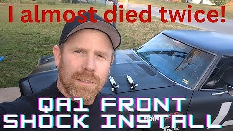 More upgrades! New QA1 adjustable front shocks and how to install them.