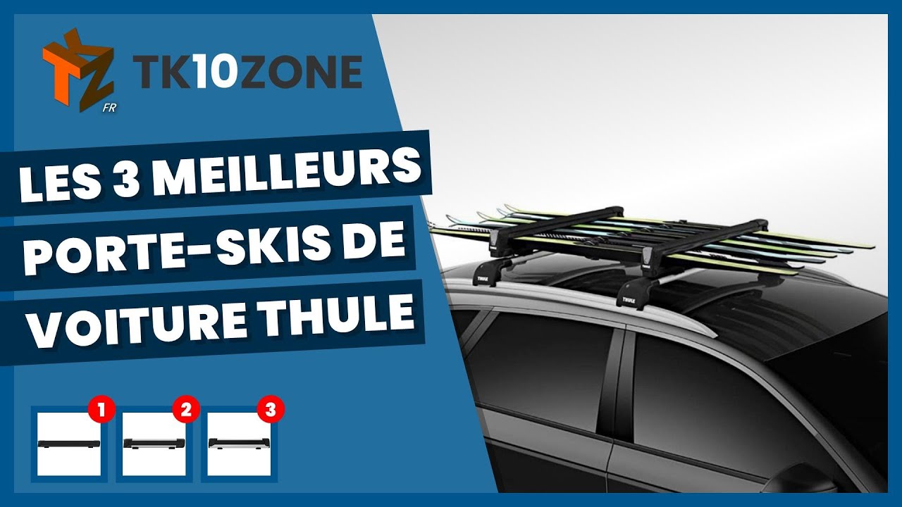 Porte-Ski sur Attelage ANETO pour skis ou snowboards