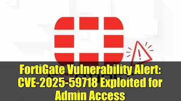 FortiGate Vulnerability Alert: CVE-2025-59718 Exploited for Admin Access
