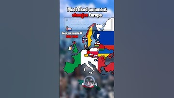 Most liked comment changes Europe (Part 3) #shorts #mapping #geography