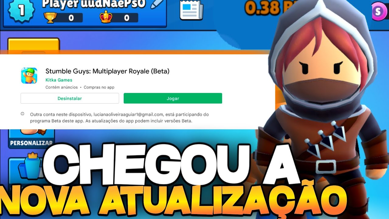 COMO BAIXAR A NOVA ATUALIZAÇÃO 0.48 BETA DO STUMBLE GUYS 