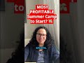 MOST PROFITABLE Summer Camp to Start  #campbusiness