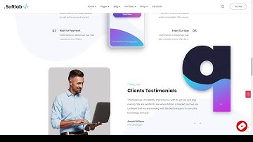 Softlab - Startup and App WordPress Theme technology agency Easy Create Website