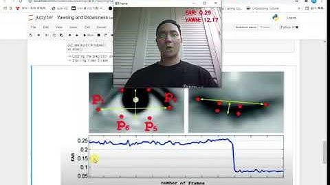 파이썬 opencv 졸음인식 실습영상