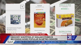 What to watch out for when grocery shopping at Dollar Stores