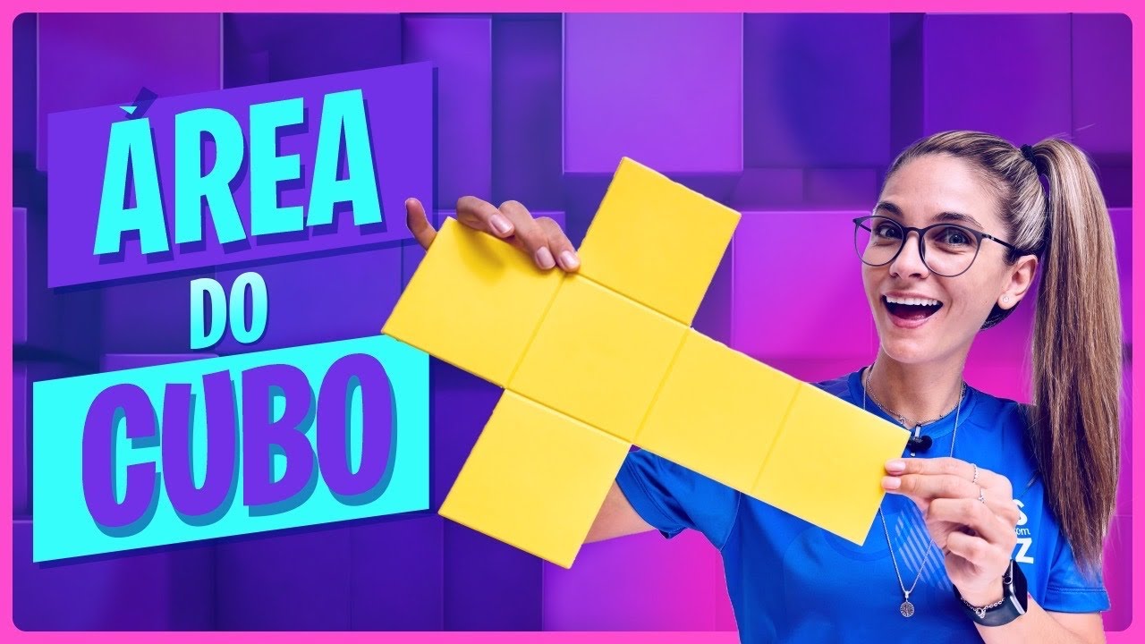 ÁREA DO CUBO | COMO CALCULAR A ÁREA DA SUPERFÍCIE DE UM CUBO | GEOMETRIA ESPACIAL | PLANIFICAÇÃO .
