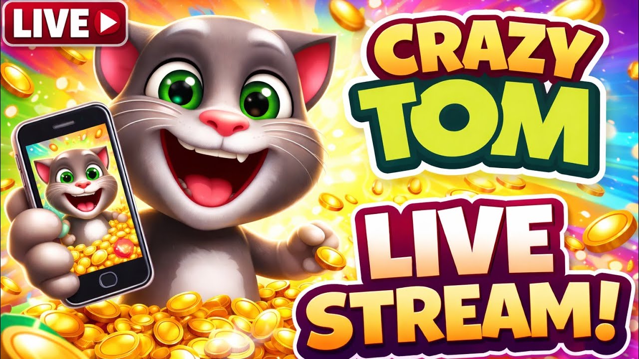Talking Tom Remote Control CRAZY TOM ๐ฑ NO CONTROL ๐ฅ | TALKING TOM LIVE STREAM ! - YouTube