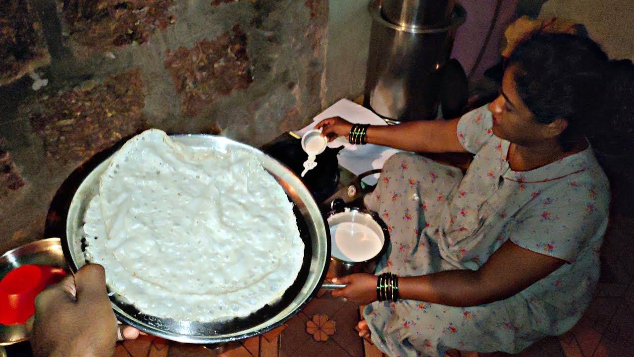 खुप पाउस आणि आज संध्याकाळी अचानक बनवले घावणे 😍 #dailyvlog #कोकण #familyvlog