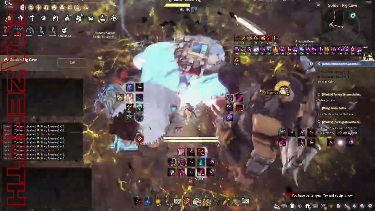 Fortunate Golden Pig Cave - Ninja Awakening 361+ AP FULL FIERY SOVEREIGN BDO SEAXTH