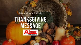 Happy Thanksgiving! From Allison & Craig- Almar Building and Remodeling by Almar Building & Remodeling Co 16 views 2 years ago 43 seconds