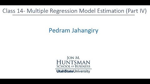 Class 14  OLS is BLUE