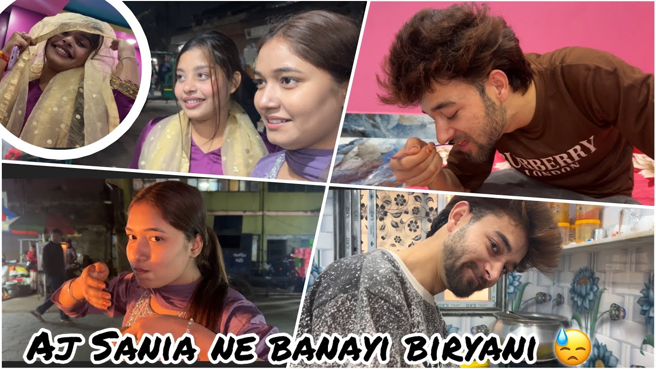 Aj Sania banayi biryani 😋