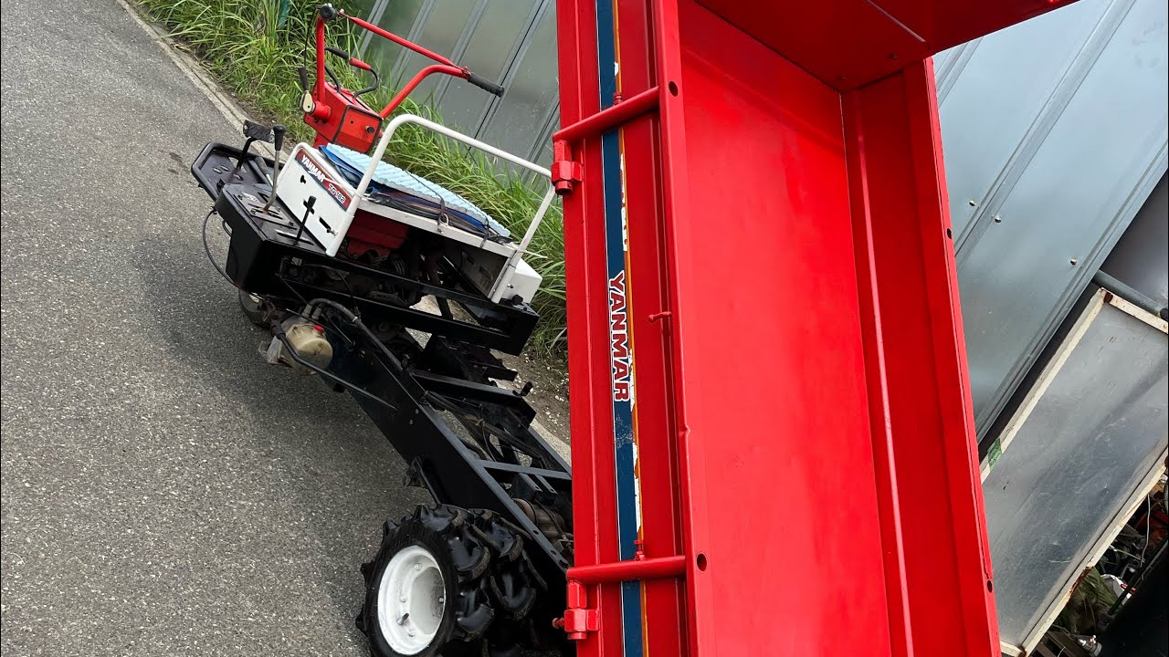 YANMAR OHV ヤンマー 油圧ダンプ セルスタード 3輪運搬車 TG182 最大積