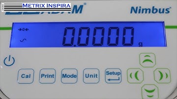 Nimbus Analytical & Precision Balance Tutorial