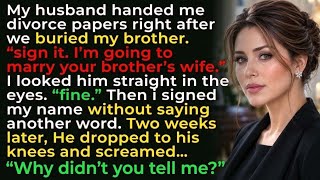 My Husband Left Me for My Brother’s Wife—2 Weeks Later, He Screamed, “Why Didn’t You Tell Me”.