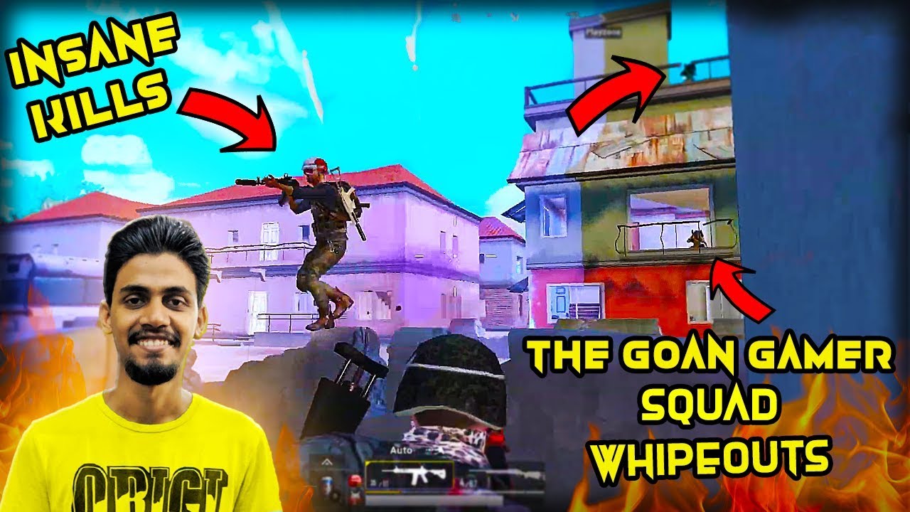 TheGoanGamer Squad Wipeouts PUBGM Montage