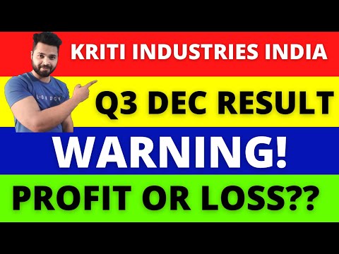 KRITI INDUSTRIES INDIA LTD |DECEMBER QUARTER RESULT |NSE |BSE |SHARE MARKET |SARFARAZ DAILY