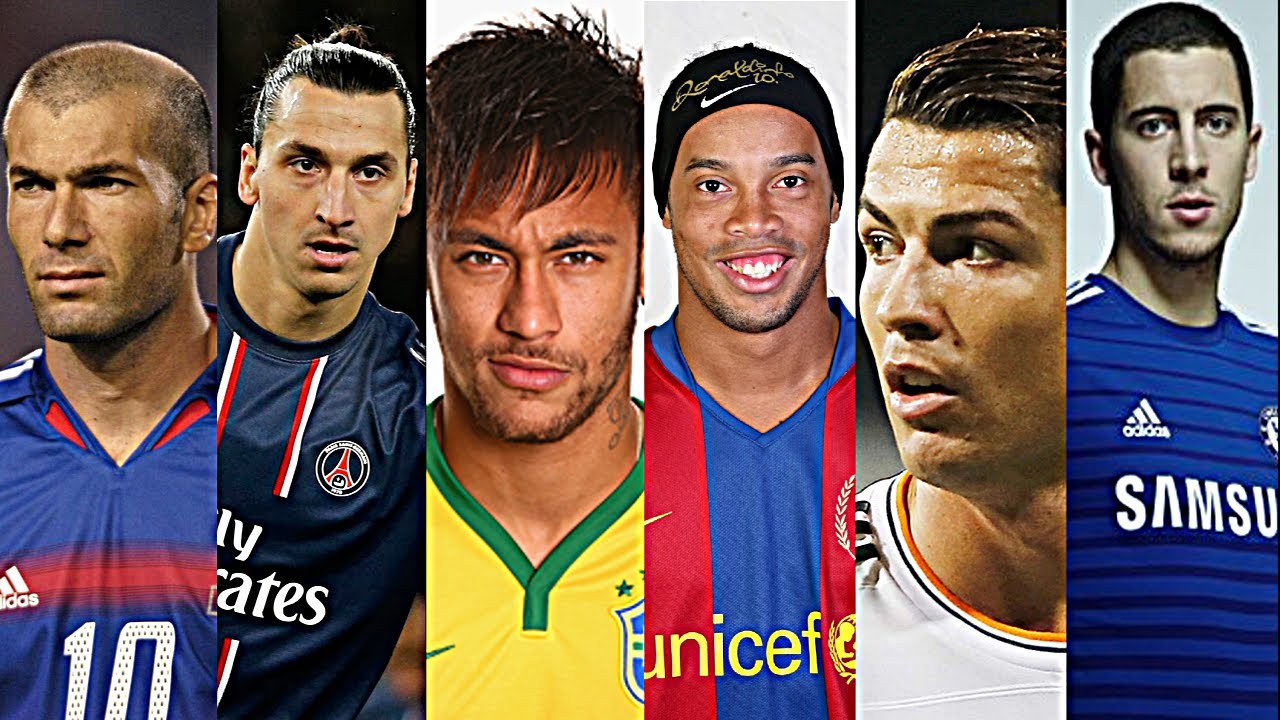Super Batalha de Dribles ★ Ronaldinho vs Neymar vs CR7 vs Zlatan vs ...