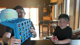 Dad and Son GIBSON Review Connect 4 Shots from Hasbro May 2021