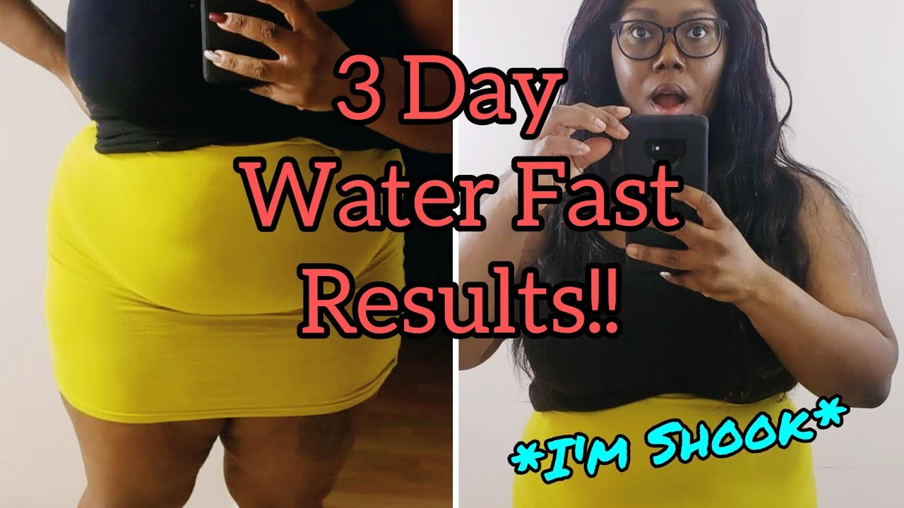 SHOCKING 3 DAY WATER FAST WEIGHT LOSS RESULTS - YouTube
