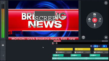 Tutorial for kinemaster  Motiondiva Broadcast  04 BREAKING VIDEO