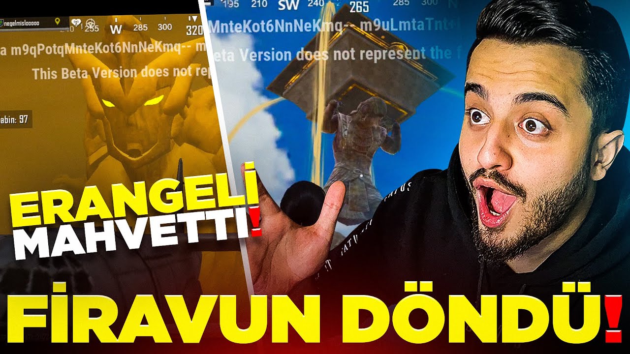 ÇILDIRDIM! FİRAVUN ERANGELA GERİ DÖNDÜ! ANTİK GİZEM MODU! PUBG Mobile