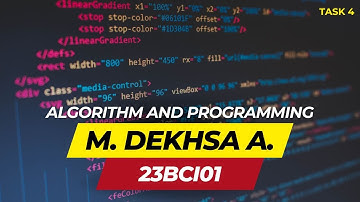 TUGAS ALGORITMA PEMROGRAMAN 4 | 23BCI01