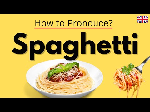 How To Pronounce Spaghetti Correctly | Learn English
