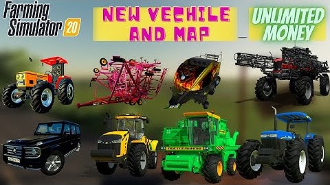 Unlimited Money Mod + 10 Vehicles mod in Fs 20 | #new map mod | #newmapmod