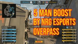 5 Man Boost by NRG Esports at Overpass | CS:GO |