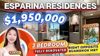 Best Perks Of Living Opposite Buangkok Mrt Fully Renovated Condo Series Esparina Residences