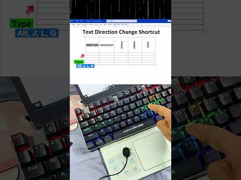Flip Your Text Like a Pro! Master Text Direction in MS Word#MSWordTips #WordShortcuts #TextFormat