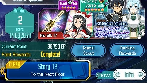 SAO MD : The Integrity Knight Of Dream (M+2 , 22s )