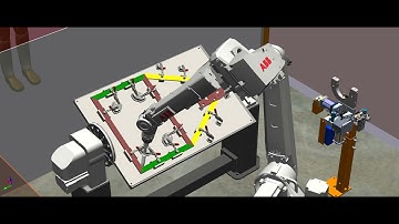 Welding /Torch Cleaning Simulation in ABB RobotStudio