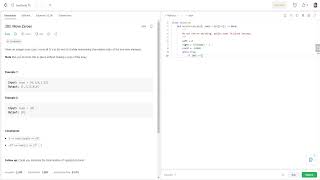 LeetCode | Task "283. Move Zeroes" | Python solution Wealth