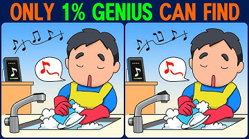 Brain exercise quiz! Find the difference between! │ How to keep your brain healthy!