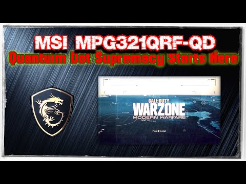 MSI MPG321QRF-QD Unboxing & Setup 1/4