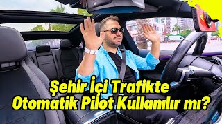 Elektrikli Mercedes EQE Otopilotu Şehir İçi Testi! Tesla’dan iyi mi?