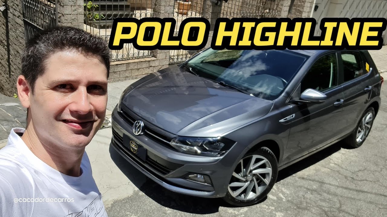 VW Polo Highline pacote Tech High 2020 // Caçador de Carros